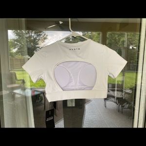 nvgtn cutout crop top